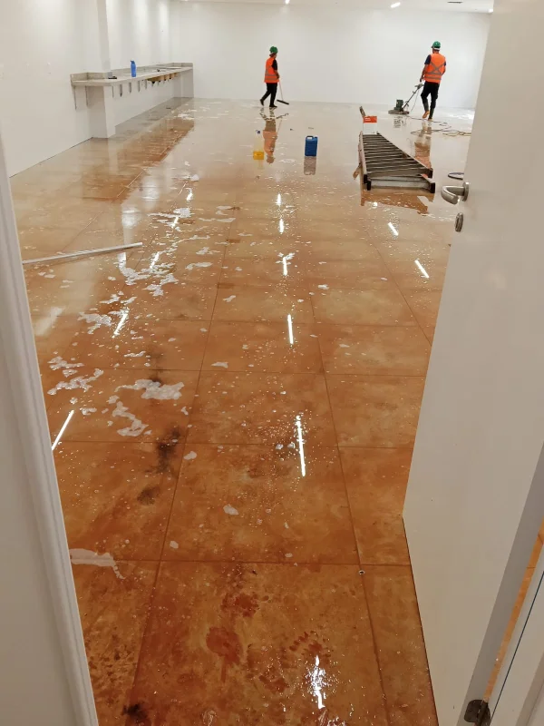 limpeza de canteiro de obras