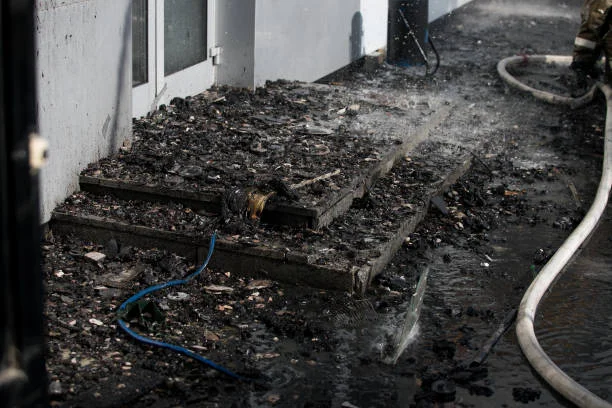 serviço de limpeza pós incêndio