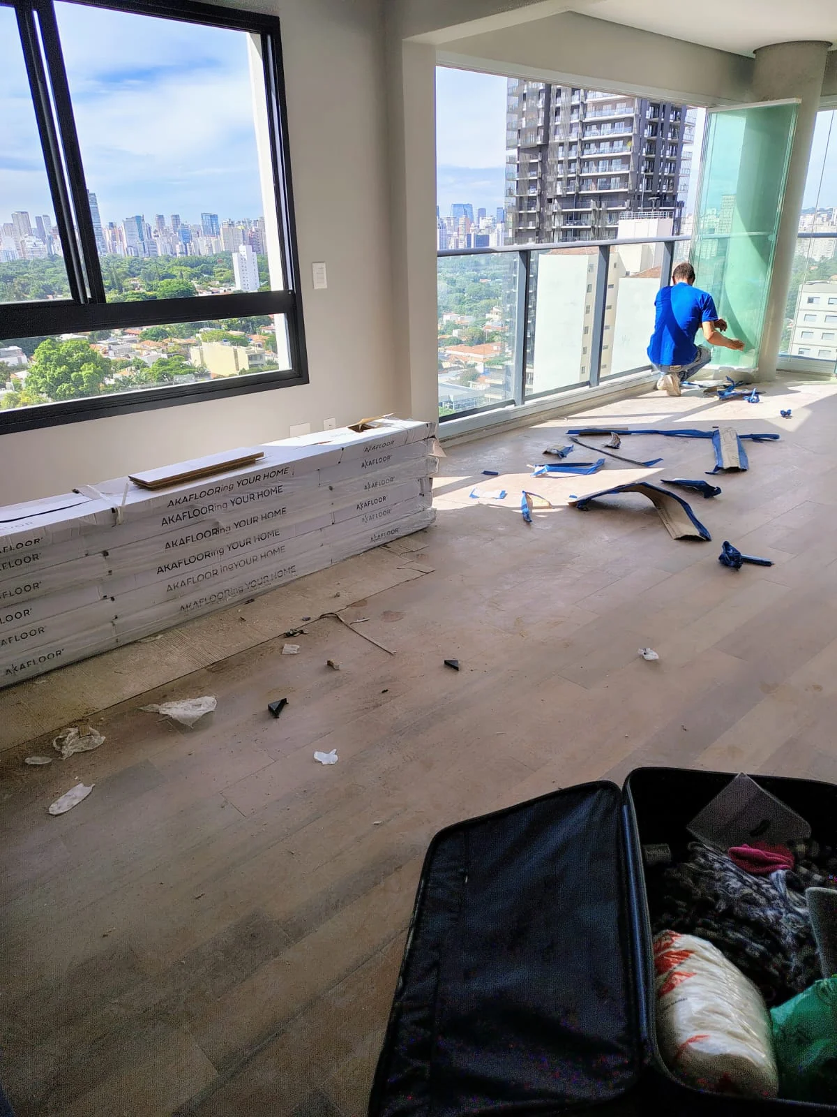 limpeza de casa antes da mudança
